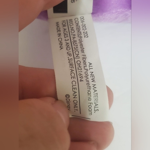 Disney Hannah Montana Stereo Radio Speaker Plush Pillow Purple New - Picture 4 of 11